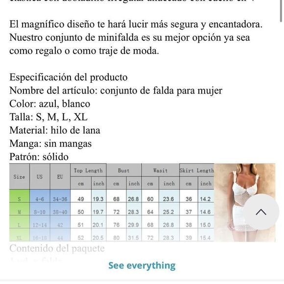 Crochet Knitted 2Pcs Hollow Out Backless Tube Top+Elastic Waist Mini Skirt Set - Picture 16 of 16